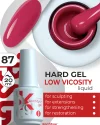 Hard gel in a bottle Konfityur LOW VISCOSITY 20 ml 87 Hibiscus