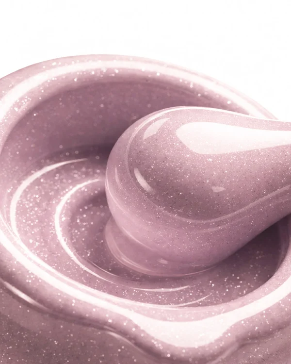 Hard gel in a bottle Konfityur LOW VISCOSITY 20 ml 53 Pastel pink with shimmer