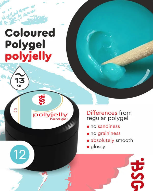 Polyjelly 12 Blue, ice blue, soft blue