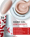 Hard gel in a bottle Konfityur LOW VISCOSITY 20 ml 39 Rose Quartz Shimmer