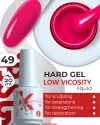 Hard gel in a bottle Konfityur LOW VISCOSITY 20 ml 49 Magenta Bloom