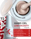 Hard gel in a bottle Konfityur LOW VISCOSITY 20 ml 72 Sheer Cream Nude