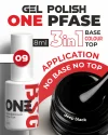 One step gel polish 8 ml  09 Jet Black