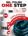 One step gel polish 8 ml  24 Deep Teal
