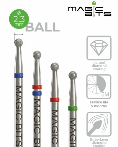 Cutter Magic Bits Ball 2.3 mm (Price per bit)